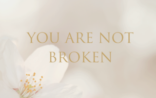 we are not broken